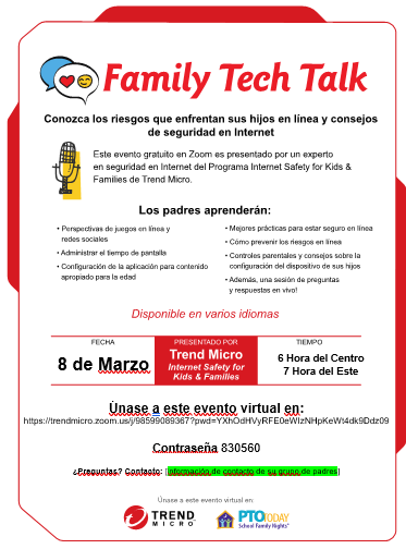 March Family Talk (Spanish)